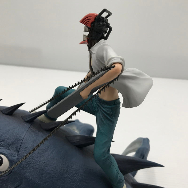 【中古品】 一番くじ 劇場版『チェンソーマン レゼ篇』 ラストワン賞 チェンソーマン＆ビーム フィギュア MEGAIMPACT 本体のみ 051-260730-ti-09-tagh 万代Net店
