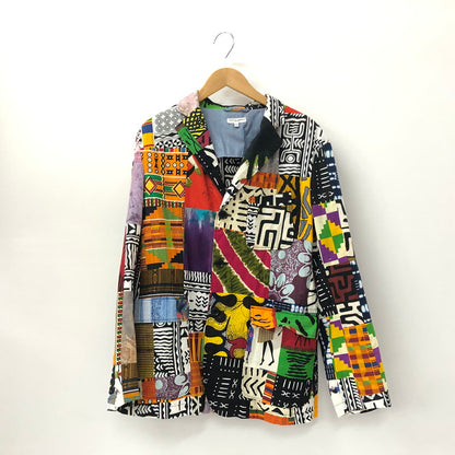 【中古品】【メンズ】  エンジニアード ガーメンツ ENGINEERED GARMENTS 18SS BAKER JACKET "AFRICAN PRINT" ベーカー ジャケット アフリカン プリント  140-240817-rk-6-tei サイズ：M カラー：総柄 万代Net店