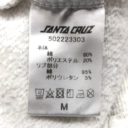 【中古品】【メンズ】 SANTA CRUZ サンタクルーズ 502223303 ハーフジップ スウェット トレーナー 長袖 トップス 142-250131-hn-04-fur サイズ：M カラー：グレー系 万代Net店