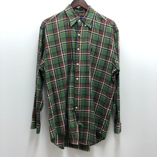 【中古品】【メンズ】 RALPH LAUREN ラルフローレン RALPH LAUREN 長袖シャツ 147-241128-wy-25-tom サイズ：M カラー：グリーン 万代Net店