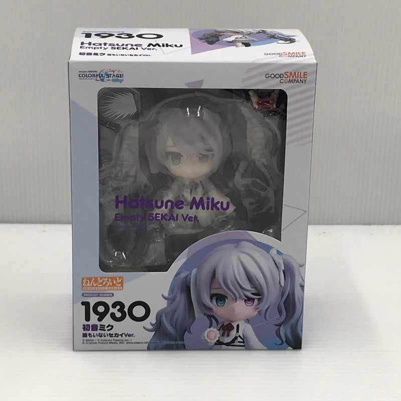 【中古美品】 ねんどろいど プロジェクトセカイ カラフルステージ！ feat.初音ミク 初音ミク 誰もいないセカイVer. 1930 未開封 053-260730-ti-12-tagh 万代Net店