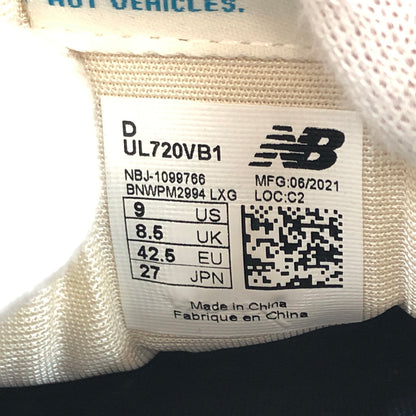 【中古品】【メンズ】 NEW BALANCE ニューバランス LOW CUT SNEAKERS UL720VB1 ローカットスニーカー シューズ 靴 163-260806-hn-08-fur サイズ：27.0cm US9 カラー：グリーン/ホワイト 万代Net店