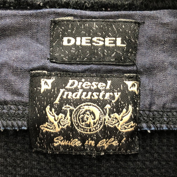 【中古品】【メンズ】 DIESEL ディーゼル DIESEL パイル地ジップジャケット 147-241128-wy-21-tom サイズ：M カラー：ブラック 万代Net店