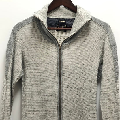 【中古品】【メンズ】 DIESEL ディーゼル DIESEL パイル地 ジップジャケット 147-241128-wy-31-tom サイズ：S カラー：グレー 万代Net店