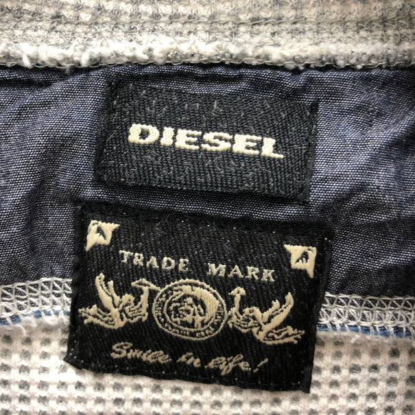 【中古品】【メンズ】 DIESEL ディーゼル DIESEL パイル地 ジップジャケット 147-241128-wy-31-tom サイズ：S カラー：グレー 万代Net店