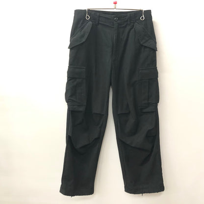 【中古品】【メンズ】 WTAPS ダブルタップス 211WVDT-PTM01 21SS WMILL-TROUSERS 01 NYCO.RIPSTOP ミル トラウザーズ ナイロン コットン リップストップ カーゴ パンツ 153-240504-tk-2-tei サイズ：01 カラー：BLACK 万代Net店