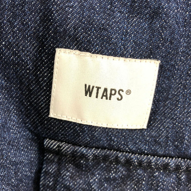【中古品】【メンズ】 WTAPS ダブルタップス 231WVDT-SHM02 COTTON. DENIM. PASTHG INDIGO 142-250908-SY-01-iwa サイズ：03 万代Net店