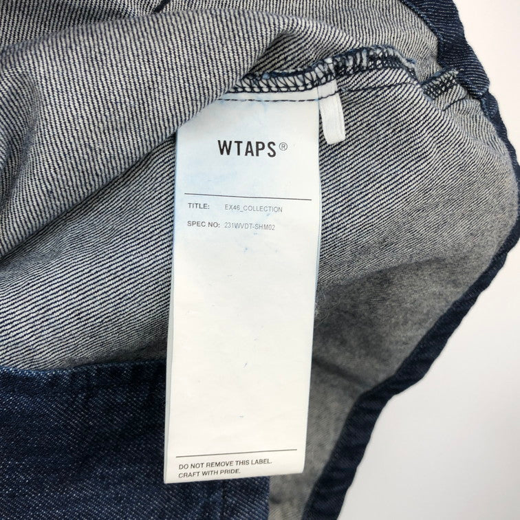 【中古品】【メンズ】 WTAPS ダブルタップス 231WVDT-SHM02 COTTON. DENIM. PASTHG INDIGO 142-250908-SY-01-iwa サイズ：03 万代Net店