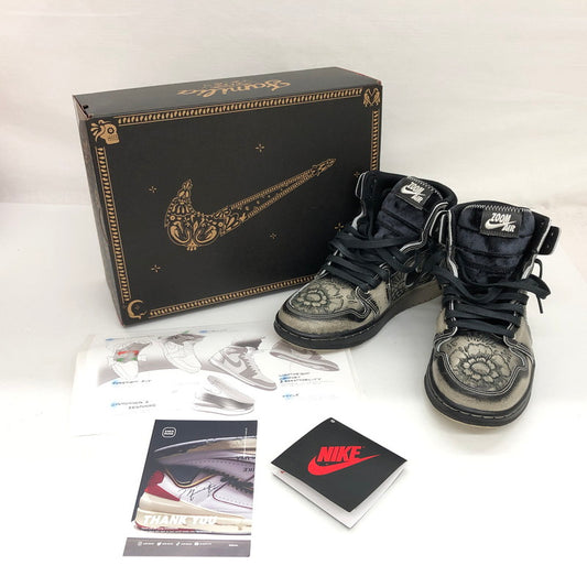 【中古品】【メンズ】 NIKE ナイキ AIR JORDAN 1 HIGH ZOOM CMFT 2 "DIA DE MUERTOS" FQ8155-010  エアジョーダン1 ハイ ズーム CMFT 2 ディア デ ムエルトス スニーカー シューズ 靴 160-250201-hn-01-fur サイズ：26.0cm US 8 カラー：アイボリー/ブラック系 万代Net店