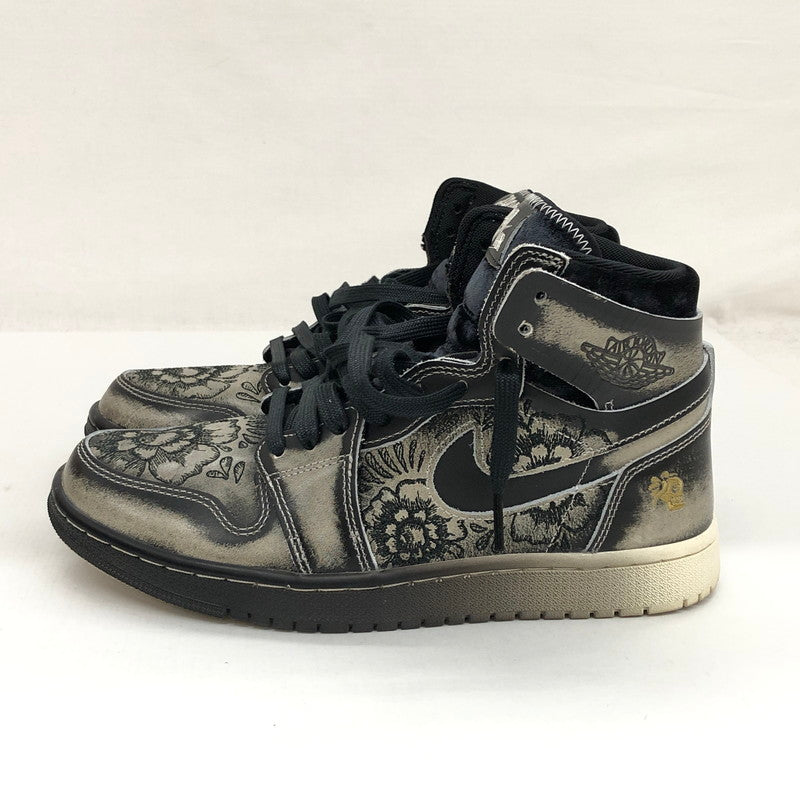 【中古品】【メンズ】 NIKE ナイキ AIR JORDAN 1 HIGH ZOOM CMFT 2 "DIA DE MUERTOS" FQ8155-010  エアジョーダン1 ハイ ズーム CMFT 2 ディア デ ムエルトス スニーカー シューズ 靴 160-250201-hn-01-fur サイズ：26.0cm US 8 カラー：アイボリー/ブラック系 万代Net店