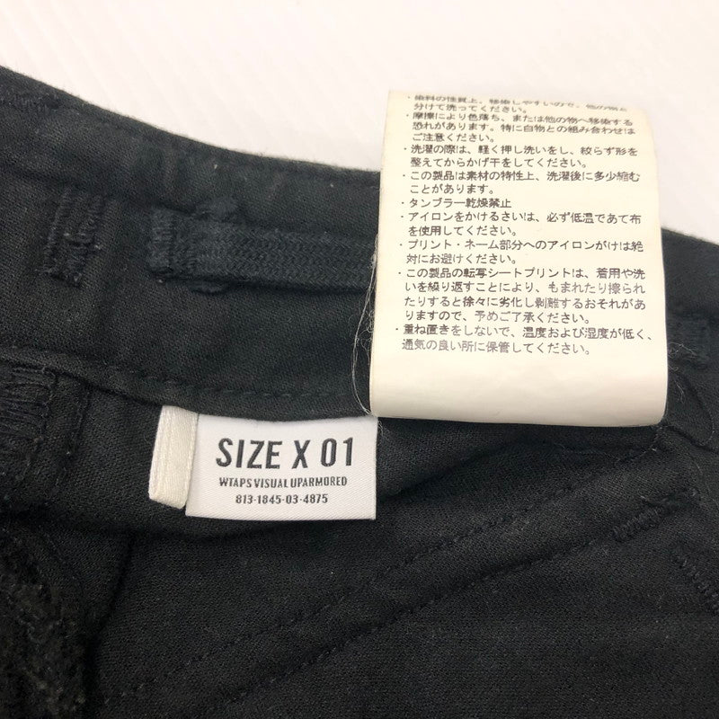 【中古品】【メンズ】 WTAPS ダブルタップス 211WVDT-PTM01 21SS WMILL-TROUSERS 01 NYCO.RIPSTOP ミル トラウザーズ ナイロン コットン リップストップ カーゴ パンツ 153-240504-tk-2-tei サイズ：01 カラー：BLACK 万代Net店