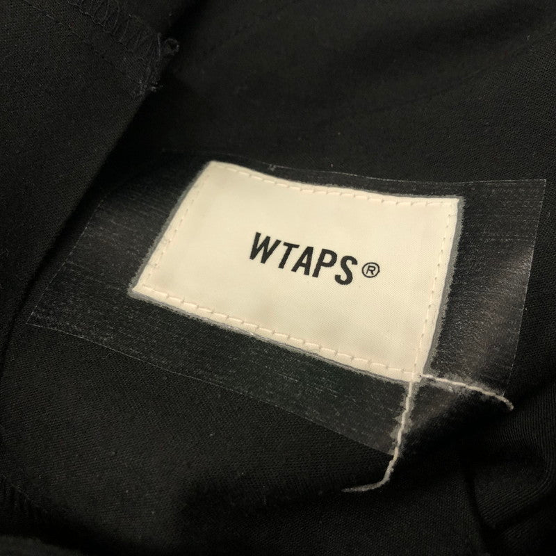 【中古品】【メンズ】 WTAPS ダブルタップス 211WVDT-PTM01 21SS WMILL-TROUSERS 01 NYCO.RIPSTOP ミル トラウザーズ ナイロン コットン リップストップ カーゴ パンツ 153-240504-tk-2-tei サイズ：01 カラー：BLACK 万代Net店