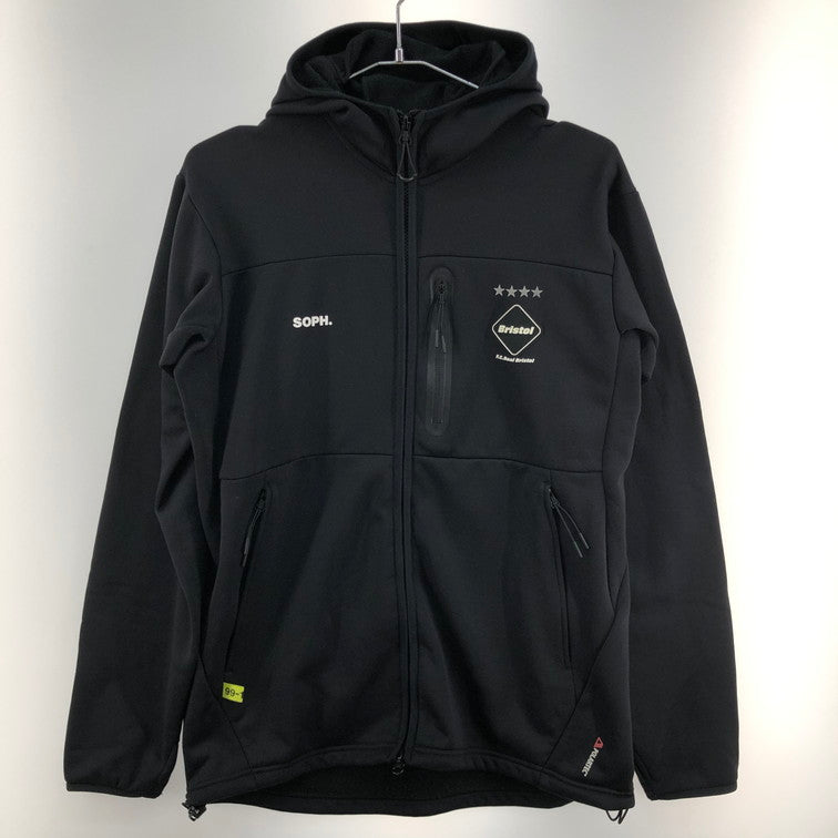 【中古品】【メンズ】 F.C.R.B. エフシーアールビー FCRB-189036 18AW POLARTEC FLEECE ZIP UP GAITER HOODY ブラック パーカー 142-250908-SY-03-iwa サイズ：L 万代Net店