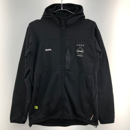 【中古品】【メンズ】 F.C.R.B. エフシーアールビー FCRB-189036 18AW POLARTEC FLEECE ZIP UP GAITER HOODY ブラック パーカー 142-250908-SY-03-iwa サイズ：L 万代Net店