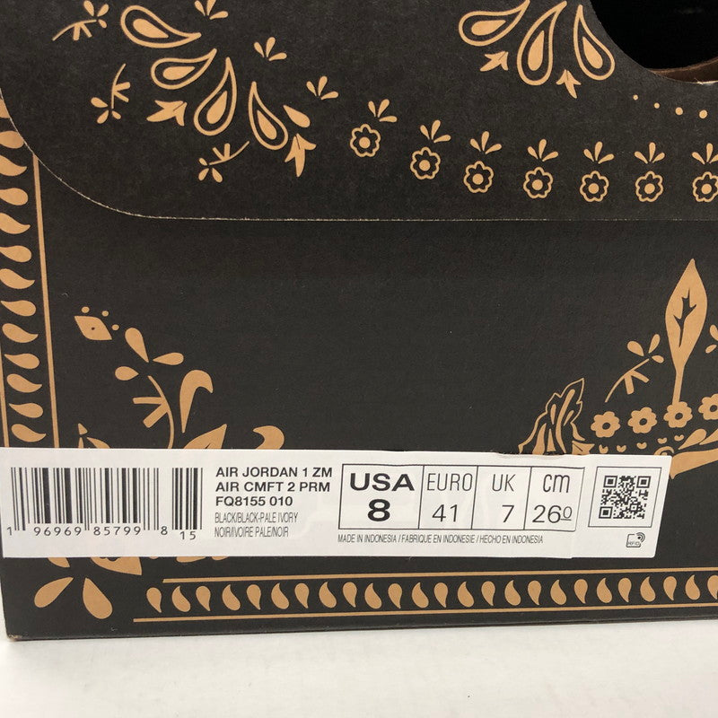 【中古品】【メンズ】 NIKE ナイキ AIR JORDAN 1 HIGH ZOOM CMFT 2 "DIA DE MUERTOS" FQ8155-010  エアジョーダン1 ハイ ズーム CMFT 2 ディア デ ムエルトス スニーカー シューズ 靴 160-250201-hn-01-fur サイズ：26.0cm US 8 カラー：アイボリー/ブラック系 万代Net店