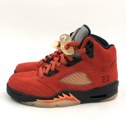 【中古品】【レディース】 NIKE ナイキ WMNS AIR JORDAN 5 RETRO "DUNK ON MARS" DD9336-800 ウィメンズ エアジョーダン5 レトロ ダンク オン マーズ スニーカー シューズ 靴 160-260225-hn-05-fur サイズ：23.5cm US 6.5 カラー：レッド/ブラック 万代Net店