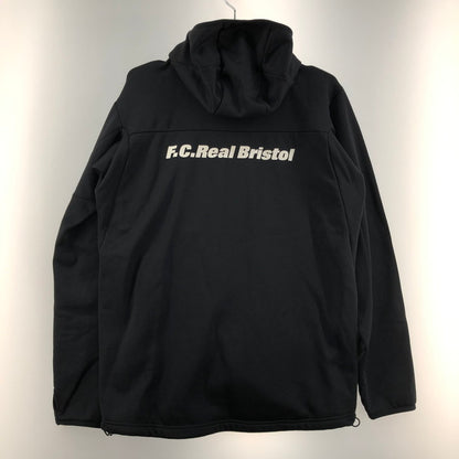 【中古品】【メンズ】 F.C.R.B. エフシーアールビー FCRB-189036 18AW POLARTEC FLEECE ZIP UP GAITER HOODY ブラック パーカー 142-250908-SY-03-iwa サイズ：L 万代Net店