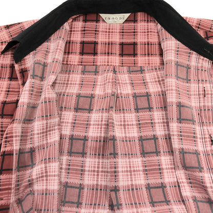 【ジャンク品】【メンズ】 FM MODE エフエム モード L/S CHECK SHIRT 長袖チェックシャツ カジュアルシャツ トップス 146-260808-hn-03-fur サイズ：不明 カラー：ブラック/レッド 万代Net店
