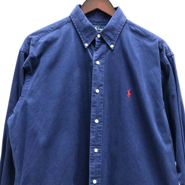 【中古品】【メンズ】 RALPH LAUREN ラルフローレン RALPH LAUREN 長袖シャツ 147-241128-wy-26-tom サイズ：M カラー：ネイビー 万代Net店