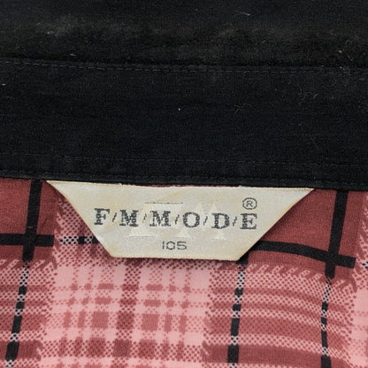 【ジャンク品】【メンズ】 FM MODE エフエム モード L/S CHECK SHIRT 長袖チェックシャツ カジュアルシャツ トップス 146-260808-hn-03-fur サイズ：不明 カラー：ブラック/レッド 万代Net店