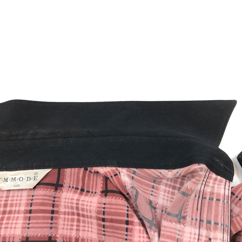 【ジャンク品】【メンズ】 FM MODE エフエム モード L/S CHECK SHIRT 長袖チェックシャツ カジュアルシャツ トップス 146-260808-hn-03-fur サイズ：不明 カラー：ブラック/レッド 万代Net店