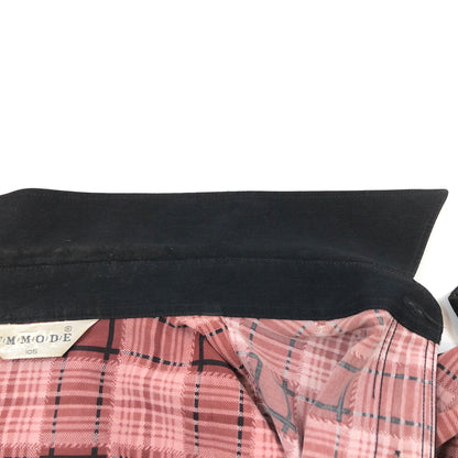 【ジャンク品】【メンズ】 FM MODE エフエム モード L/S CHECK SHIRT 長袖チェックシャツ カジュアルシャツ トップス 146-260808-hn-03-fur サイズ：不明 カラー：ブラック/レッド 万代Net店
