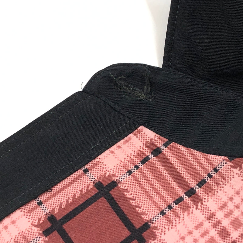 【ジャンク品】【メンズ】 FM MODE エフエム モード L/S CHECK SHIRT 長袖チェックシャツ カジュアルシャツ トップス 146-260808-hn-03-fur サイズ：不明 カラー：ブラック/レッド 万代Net店