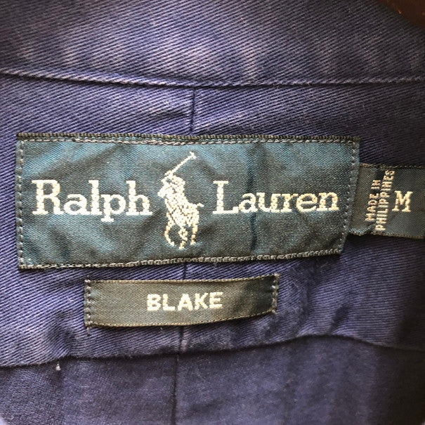 【中古品】【メンズ】 RALPH LAUREN ラルフローレン RALPH LAUREN 長袖シャツ 147-241128-wy-26-tom サイズ：M カラー：ネイビー 万代Net店