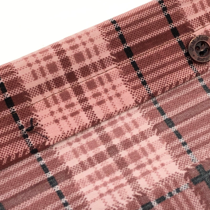 【ジャンク品】【メンズ】 FM MODE エフエム モード L/S CHECK SHIRT 長袖チェックシャツ カジュアルシャツ トップス 146-260808-hn-03-fur サイズ：不明 カラー：ブラック/レッド 万代Net店