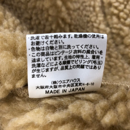 【中古品】【メンズ】 WAREHOUSE ウエアハウス WAREHOUSE 2131 CLASSIC PILE JACKET B TYPE トップス 145-240923-rk-07-fuz サイズ：S カラー：アイボリー 万代Net店