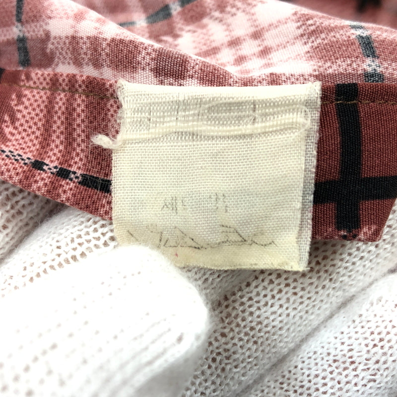 【ジャンク品】【メンズ】 FM MODE エフエム モード L/S CHECK SHIRT 長袖チェックシャツ カジュアルシャツ トップス 146-260808-hn-03-fur サイズ：不明 カラー：ブラック/レッド 万代Net店