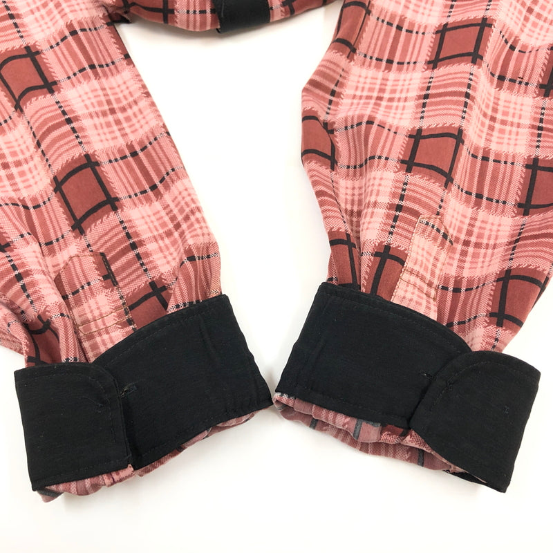 【ジャンク品】【メンズ】 FM MODE エフエム モード L/S CHECK SHIRT 長袖チェックシャツ カジュアルシャツ トップス 146-260808-hn-03-fur サイズ：不明 カラー：ブラック/レッド 万代Net店