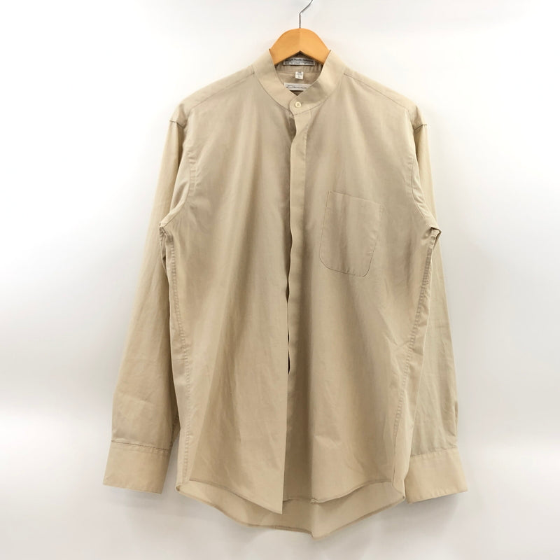 【中古品】【メンズ】 DIAMANTE ディアマンテ NOCOLLAR L/S SHIRT ノーカラー 長袖シャツ カジュアルシャツ トップス 146-260808-hn-04-fur サイズ：L カラー：ベージュ 万代Net店