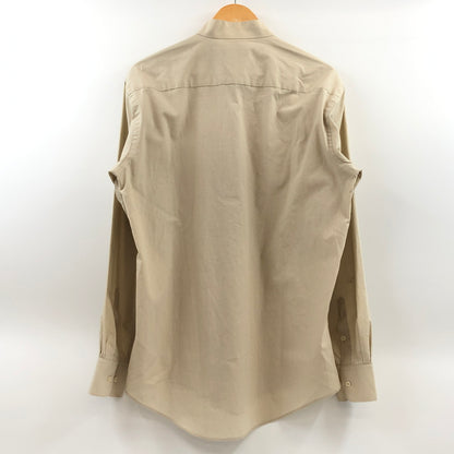 【中古品】【メンズ】 DIAMANTE ディアマンテ NOCOLLAR L/S SHIRT ノーカラー 長袖シャツ カジュアルシャツ トップス 146-260808-hn-04-fur サイズ：L カラー：ベージュ 万代Net店