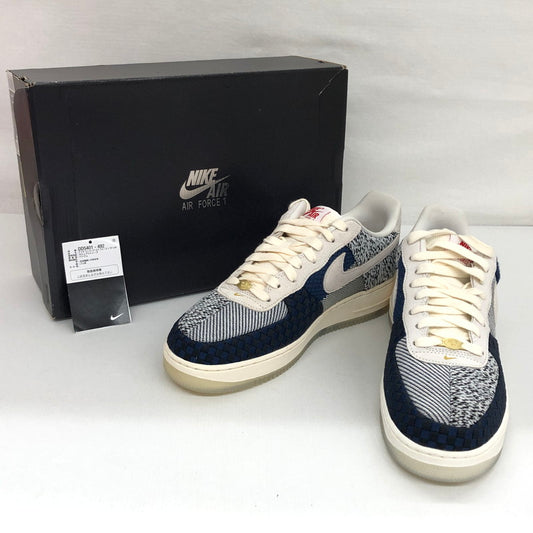 【中古品】【メンズ】 NIKE ナイキ WMNS AIR FORCE 1 ”SASHIKO" DD5401-492  ウィメンズ エアフォース 1 刺し子 スニーカー シューズ 靴 160-250201-hn-02-fur サイズ：28.0cm US 11 カラー：ホワイト/ネイビー 万代Net店