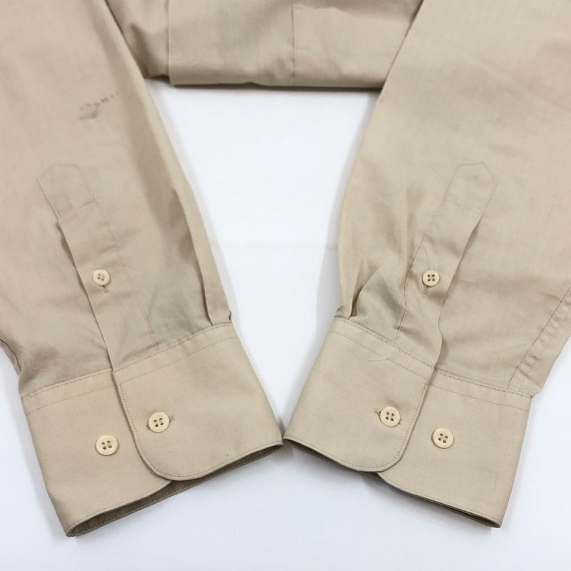 【中古品】【メンズ】 DIAMANTE ディアマンテ NOCOLLAR L/S SHIRT ノーカラー 長袖シャツ カジュアルシャツ トップス 146-260808-hn-04-fur サイズ：L カラー：ベージュ 万代Net店