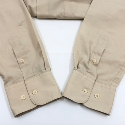 【中古品】【メンズ】 DIAMANTE ディアマンテ NOCOLLAR L/S SHIRT ノーカラー 長袖シャツ カジュアルシャツ トップス 146-260808-hn-04-fur サイズ：L カラー：ベージュ 万代Net店