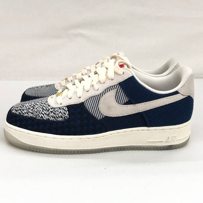 【中古品】【メンズ】 NIKE ナイキ WMNS AIR FORCE 1 ”SASHIKO" DD5401-492  ウィメンズ エアフォース 1 刺し子 スニーカー シューズ 靴 160-250201-hn-02-fur サイズ：28.0cm US 11 カラー：ホワイト/ネイビー 万代Net店