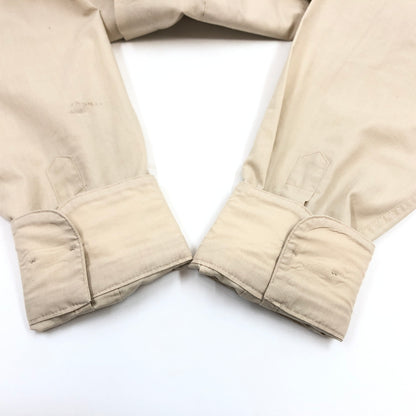 【中古品】【メンズ】 DIAMANTE ディアマンテ NOCOLLAR L/S SHIRT ノーカラー 長袖シャツ カジュアルシャツ トップス 146-260808-hn-04-fur サイズ：L カラー：ベージュ 万代Net店