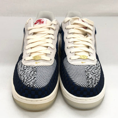 【中古品】【メンズ】 NIKE ナイキ WMNS AIR FORCE 1 ”SASHIKO" DD5401-492  ウィメンズ エアフォース 1 刺し子 スニーカー シューズ 靴 160-250201-hn-02-fur サイズ：28.0cm US 11 カラー：ホワイト/ネイビー 万代Net店