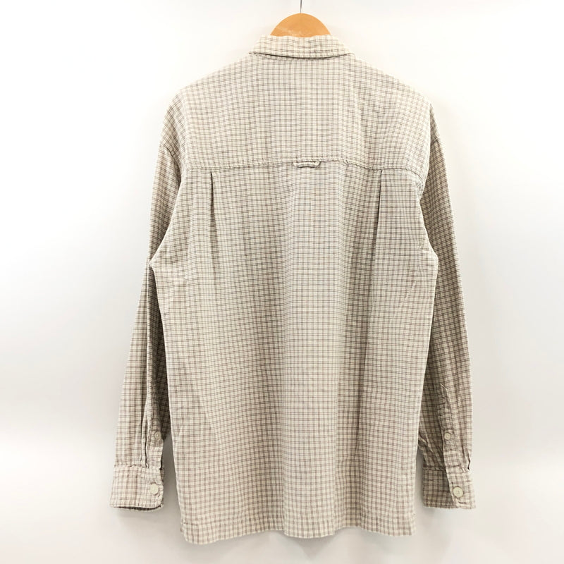 【中古品】【メンズ】 NO FEAR ノーフィア COTTON CHECK L/S SHIRT コットン チェック 長袖シャツ カジュアルシャツ トップス 146-260808-hn-05-fur サイズ：M カラー：ブラウン/ベージュ 万代Net店