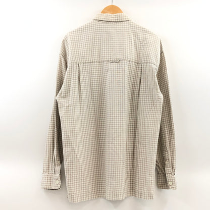 【中古品】【メンズ】 NO FEAR ノーフィア COTTON CHECK L/S SHIRT コットン チェック 長袖シャツ カジュアルシャツ トップス 146-260808-hn-05-fur サイズ：M カラー：ブラウン/ベージュ 万代Net店