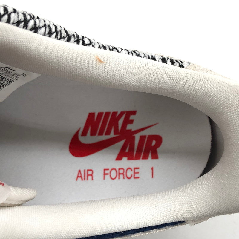 【中古品】【メンズ】 NIKE ナイキ WMNS AIR FORCE 1 ”SASHIKO" DD5401-492  ウィメンズ エアフォース 1 刺し子 スニーカー シューズ 靴 160-250201-hn-02-fur サイズ：28.0cm US 11 カラー：ホワイト/ネイビー 万代Net店