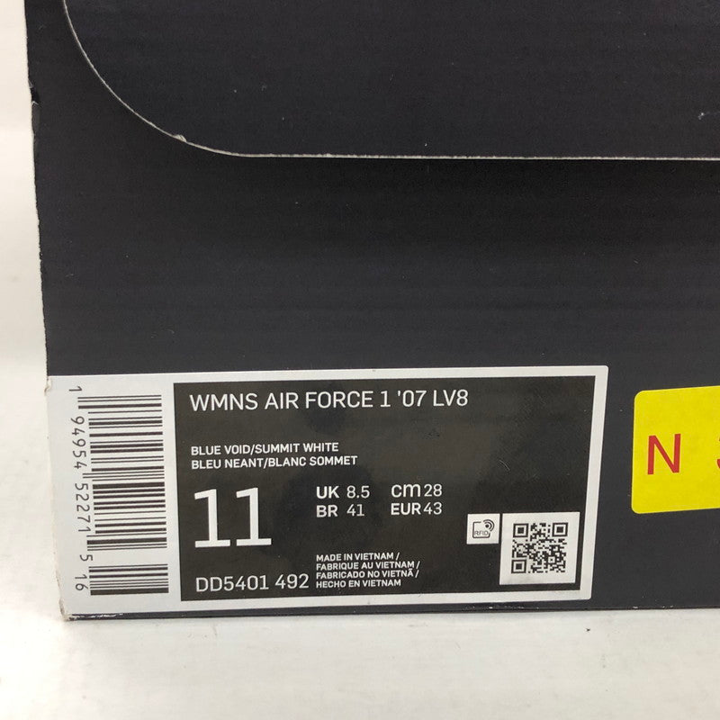 【中古品】【メンズ】 NIKE ナイキ WMNS AIR FORCE 1 ”SASHIKO" DD5401-492  ウィメンズ エアフォース 1 刺し子 スニーカー シューズ 靴 160-250201-hn-02-fur サイズ：28.0cm US 11 カラー：ホワイト/ネイビー 万代Net店