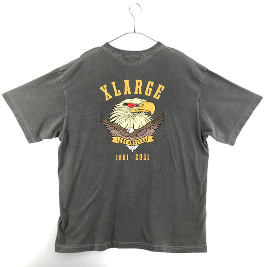 【中古品】XLARGE エクストララージ S/S TEE イーグル Tシャツ エクストラージ グレー 147-250911-SY-01-iwa サイズ：L 万代Net店
