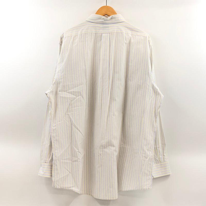 【中古品】【メンズ】 BROOKS BROTHERS ブルックスブラザーズ SLIM FIT L/S STRIPE SHIRT スリムフィット 長袖ストライプシャツ カジュアルシャツ トップス 146-260808-hn-06-fur サイズ：18-35 カラー：マルチカラー 万代Net店