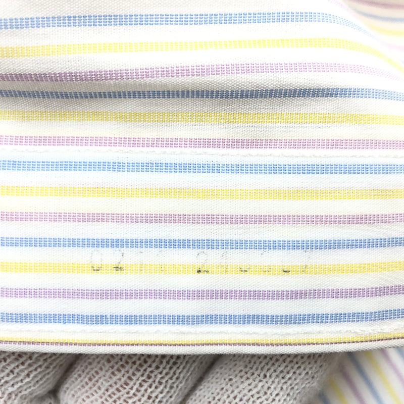 【中古品】【メンズ】 BROOKS BROTHERS ブルックスブラザーズ SLIM FIT L/S STRIPE SHIRT スリムフィット 長袖ストライプシャツ カジュアルシャツ トップス 146-260808-hn-06-fur サイズ：18-35 カラー：マルチカラー 万代Net店