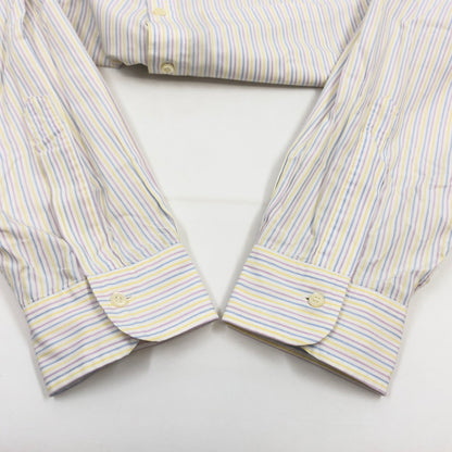 【中古品】【メンズ】 BROOKS BROTHERS ブルックスブラザーズ SLIM FIT L/S STRIPE SHIRT スリムフィット 長袖ストライプシャツ カジュアルシャツ トップス 146-260808-hn-06-fur サイズ：18-35 カラー：マルチカラー 万代Net店