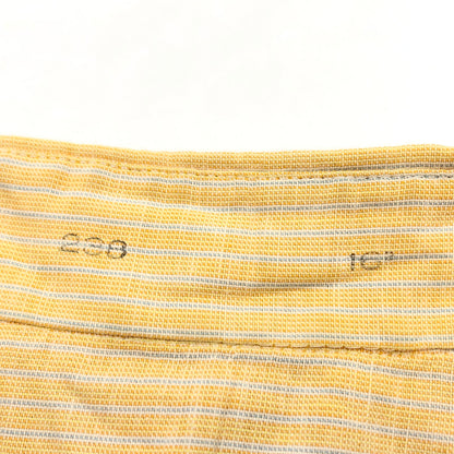 【中古品】【メンズ】 USED ユーズド 推定70S S/S BD STRIPE SHIRT 半袖 ボタンダウン ストライプシャツ ヴィンテージ トップス 146-260808-hn-07-fur サイズ：16 カラー：イエロー 万代Net店