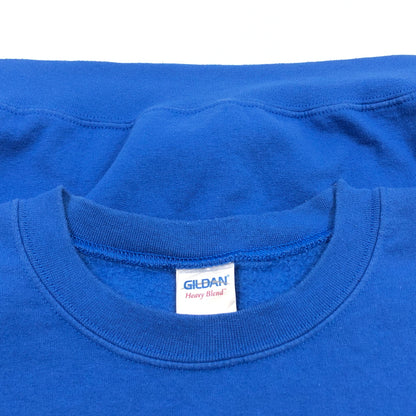 【現状渡し品】【メンズ】 GILDAN ギルダン "BREATHE AIR" SWEAT SHIRT スウェットシャツ トレーナー 長袖 トップス 146-260808-hn-08-fur サイズ：2XL カラー：ブルー 万代Net店